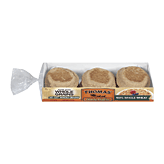 Thomas' English Muffins Hearty Grains 100% Whole Wheat 6 Ct Full-Size Picture